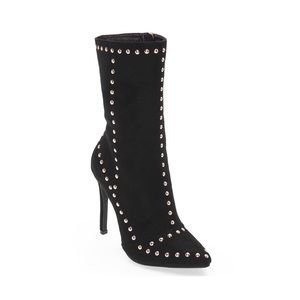 VENUS STUD DETAIL MID CALF BOOT